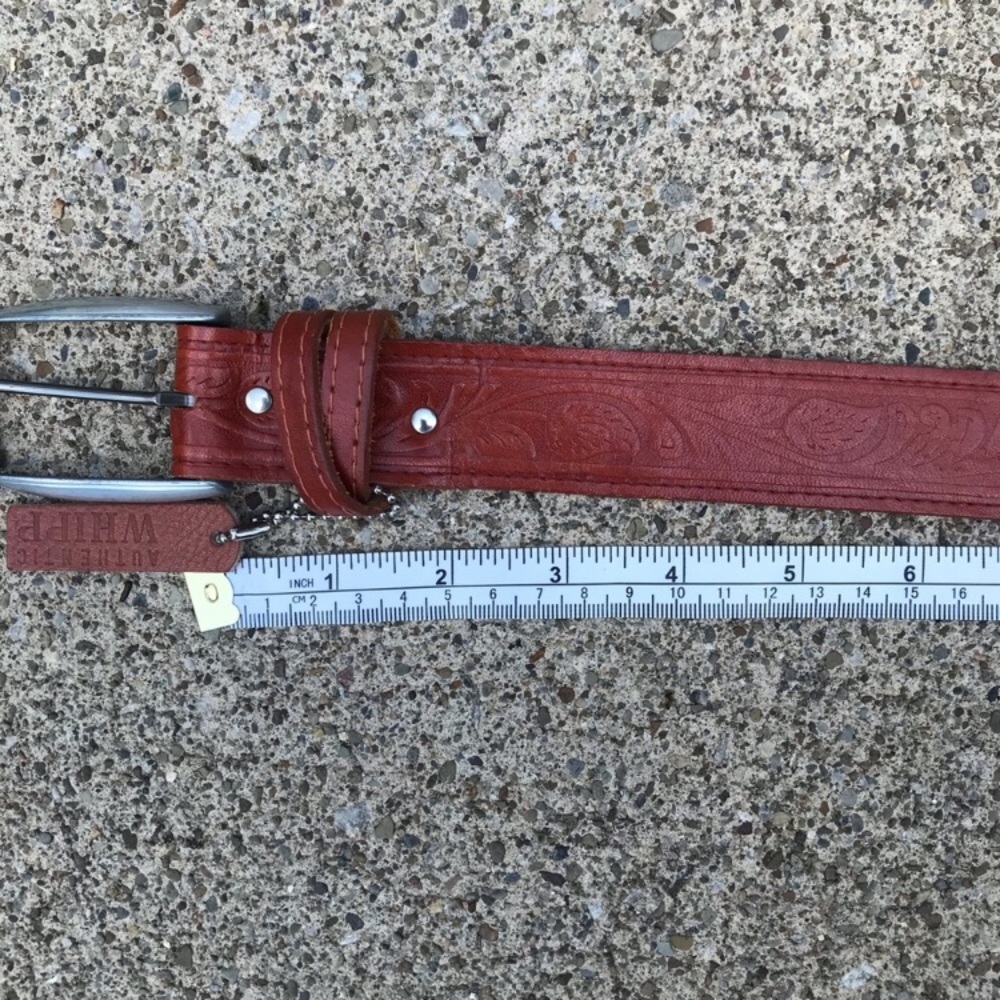 Western Leather Belt 30” - Picture 2 of 5